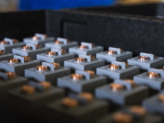 Nahaufnahme von Elektroden