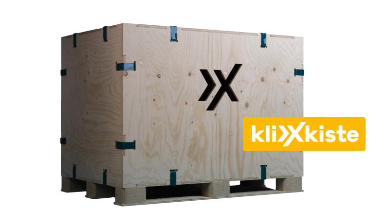 Die kliXXkiste ist das innovative Mehrweg-Verpackungssystem